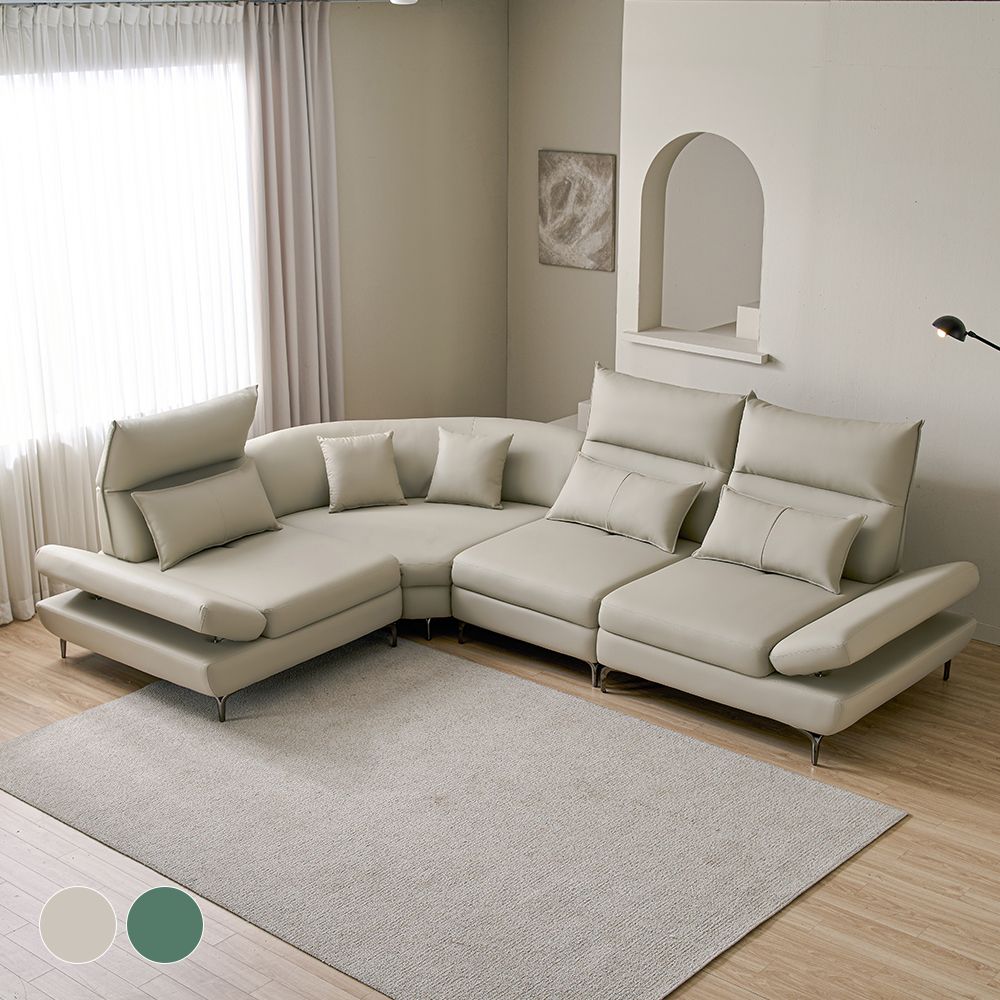 오늘의집 우아미가구 윈 시그니처 코너형 3/4/5/7인용 코브라 스윙 비건레더 가죽소파