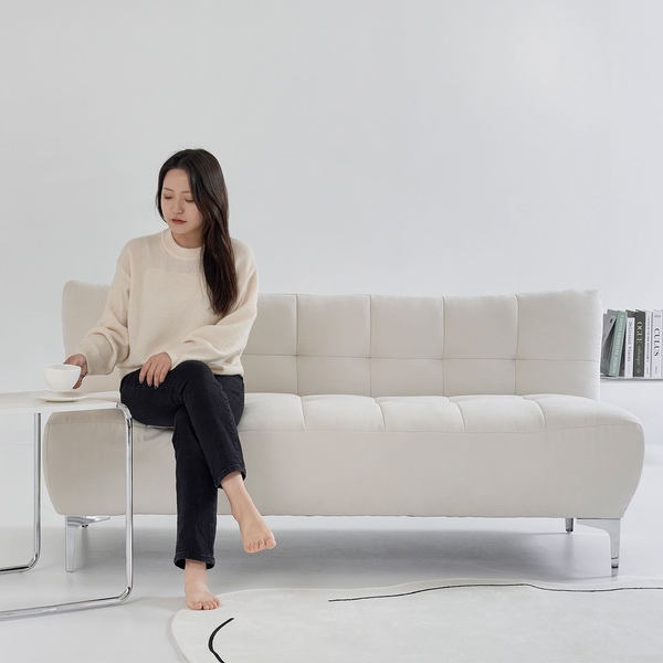 모닝듀 아쿠아 패브릭 접이식 소파베드