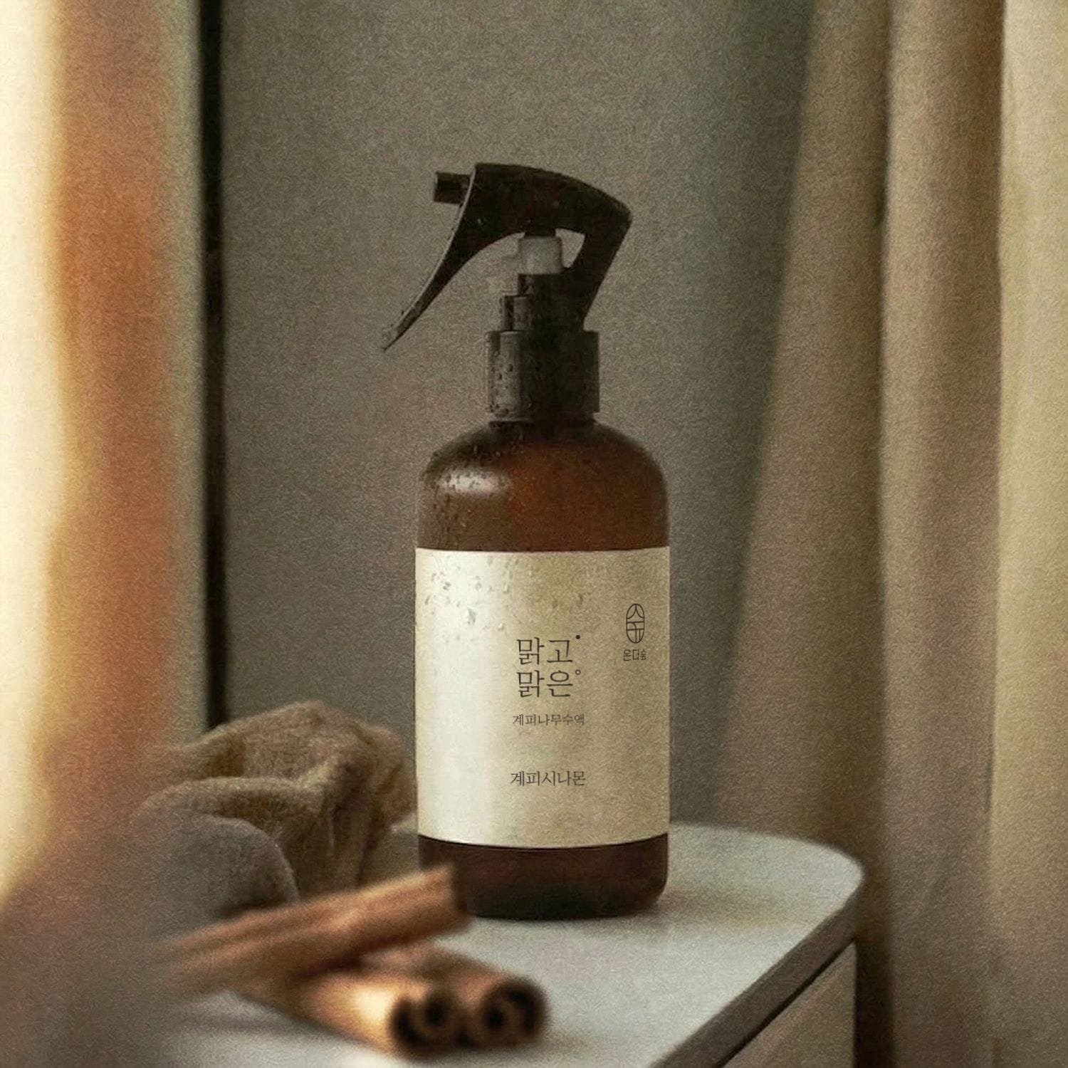 온다숲 국내생산 아토피협회인증 천연 오일 원액 시나몬 탈취제 룸스프레이 침대 침구 계피 스프레이