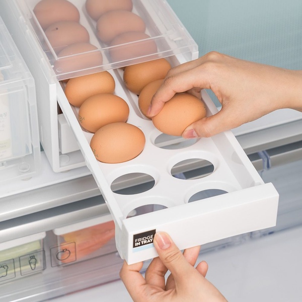 냉장고 정리 계란정리함 32칸 2colors 에그트레이 보관함