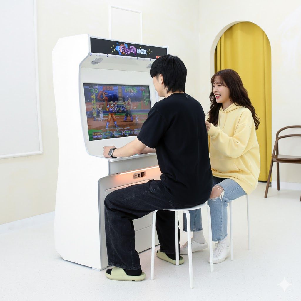노리박스 32 스탠드형 오락실게임기 레트로게임기 가정용오락실게임기