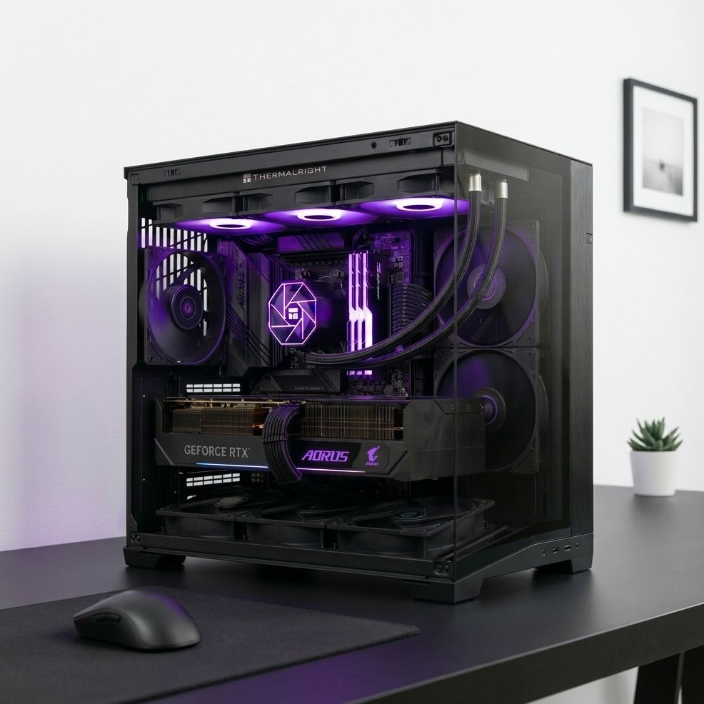 오늘의집 서린컴퓨터 9800X3D_RAM 32GB_O11D MINI V2 FLOW 블랙 반본체PC