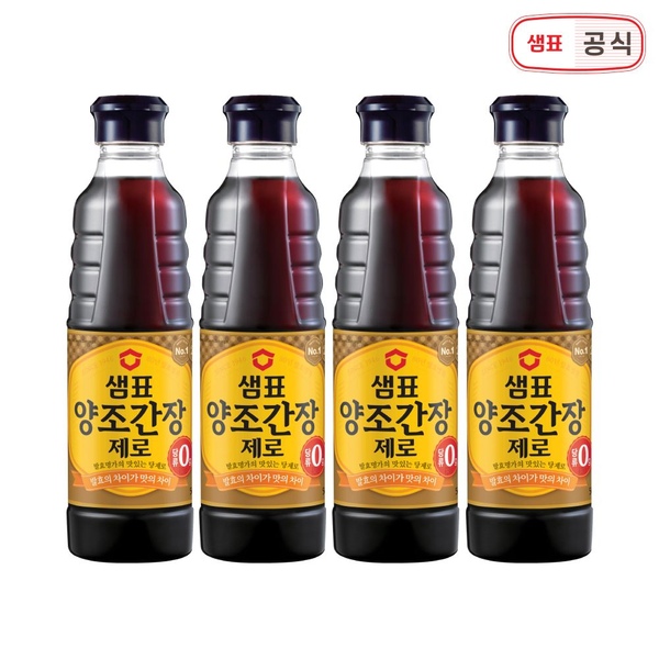 양조간장 제로 500ml*4