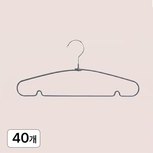 모노 논슬립 라운딩 옷걸이 40개
