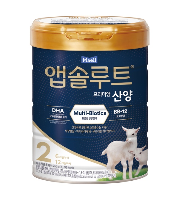 앱솔루트 프리미엄 산양 750g 2단계(6~12개월) 1캔
