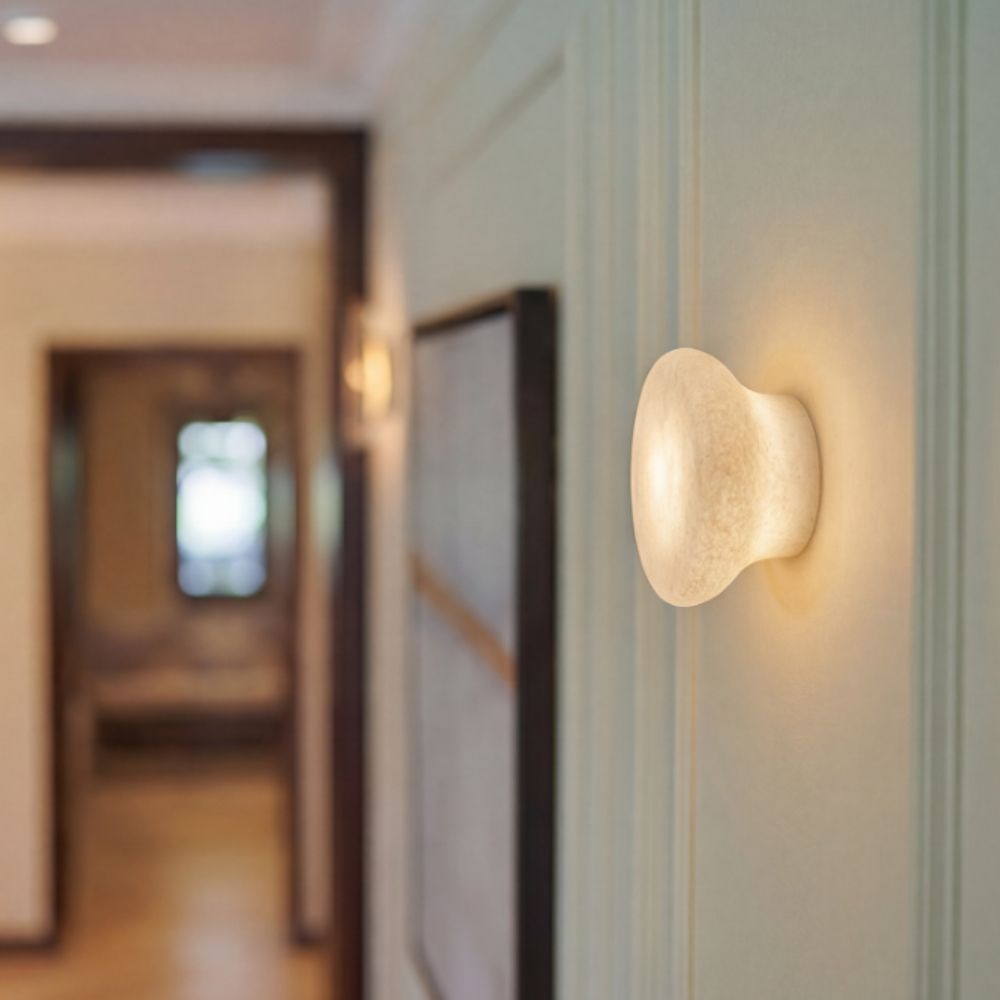 알메리아 LED 직부 벽등 5W 120mm 천연석 벽부등 빈티지 카페조명