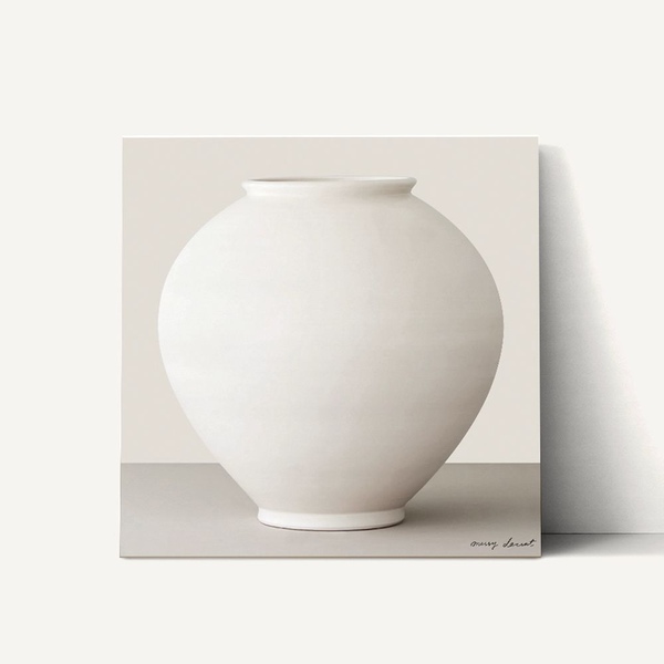 인테리어 캔버스 액자 다복 달항아리 (Intact,온전한) 5size