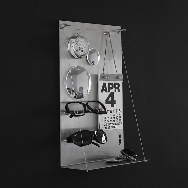 EVOKE BOARD SHELF ; WIRE 자석 붙는 스테인리스 벽선반 메모 보드