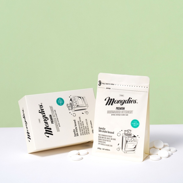 [1+1] 아기 키즈 아토 찌든 분유토 대용량 식기세척기 세제 240g(4g*60개입)