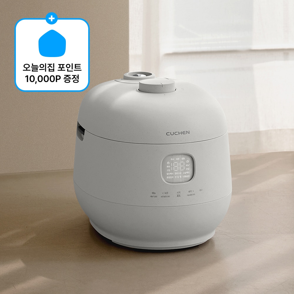 오늘의집 쿠첸 브레인 풀스텐 듀얼 10인용 IH압력밥솥 CRH-TWS1010W