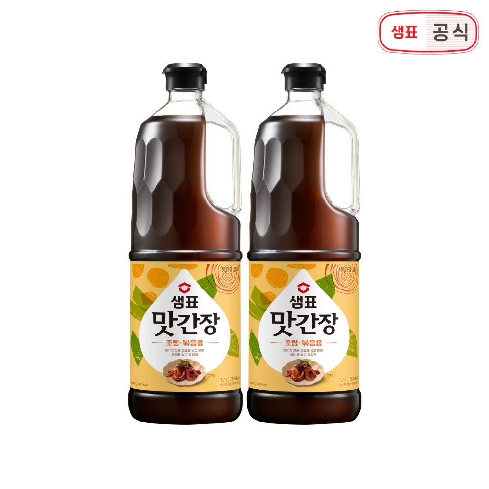 맛간장 조림볶음용 1.7L 1+1 가격 비교 샘표 맛간장 조림볶음용 1.7L 1+1