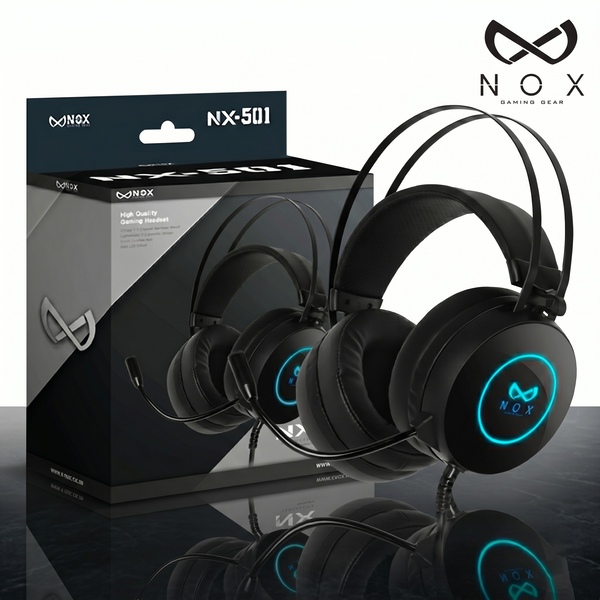 게이밍 헤드셋 NX-501 게임용 USB 마이크 7.1