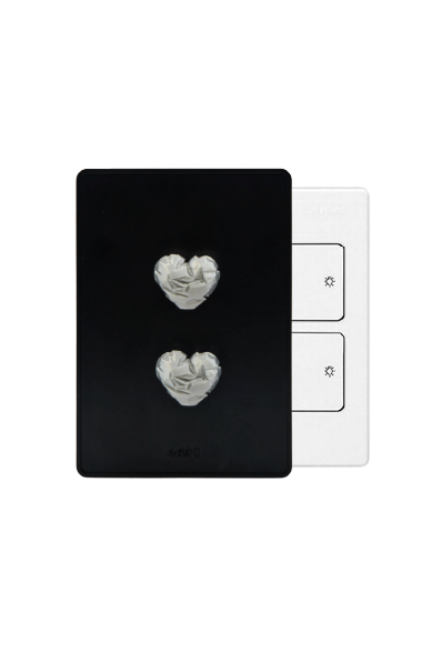 [오늘의집 단독] The Offbeat Heart 오프비트 하트 스위치 커버 1,2,3구