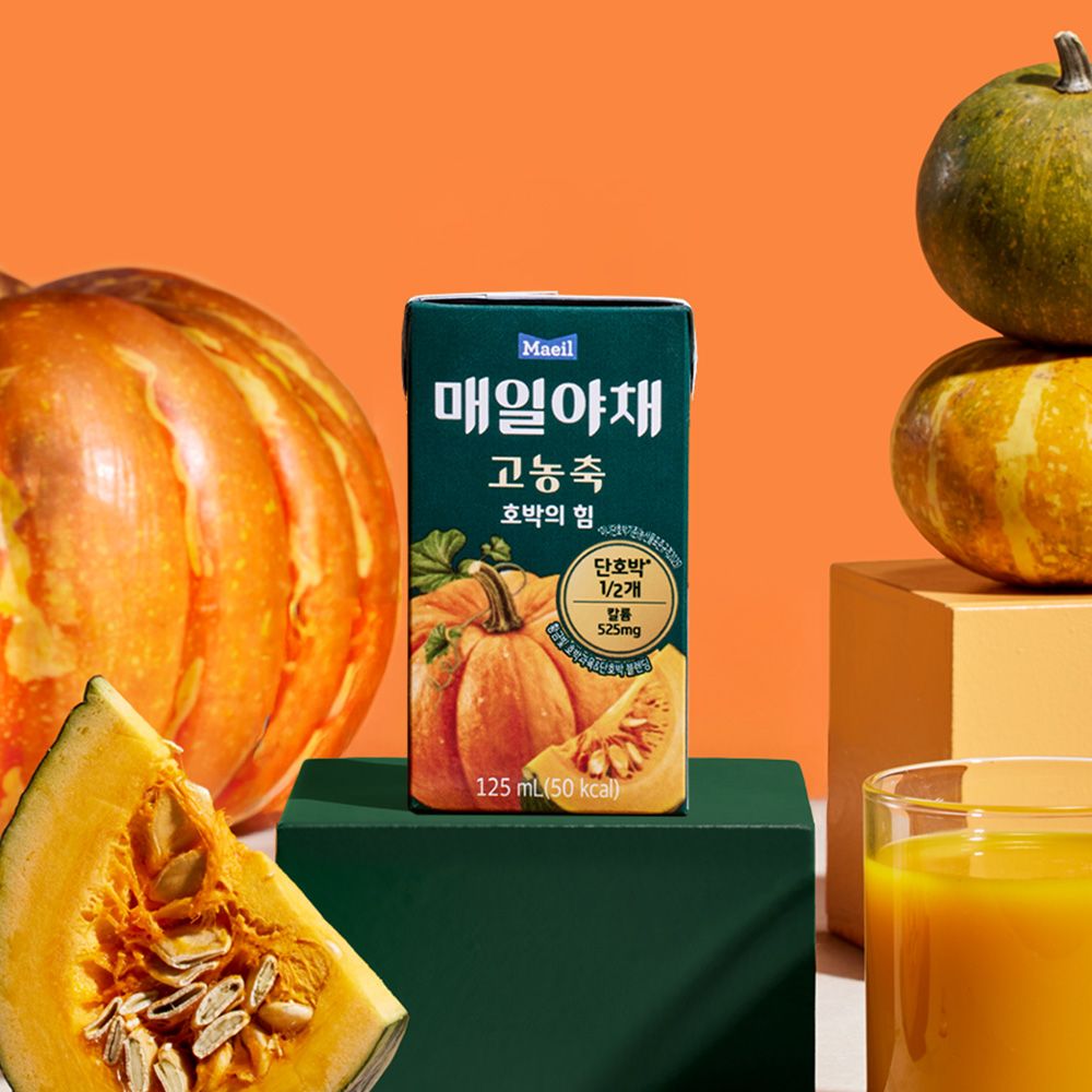 오늘의집 매일야채 고농축 호박의 힘 125ml 24팩