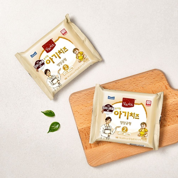 상하치즈 유기농 아기치즈 (13개월~24개월) 60매