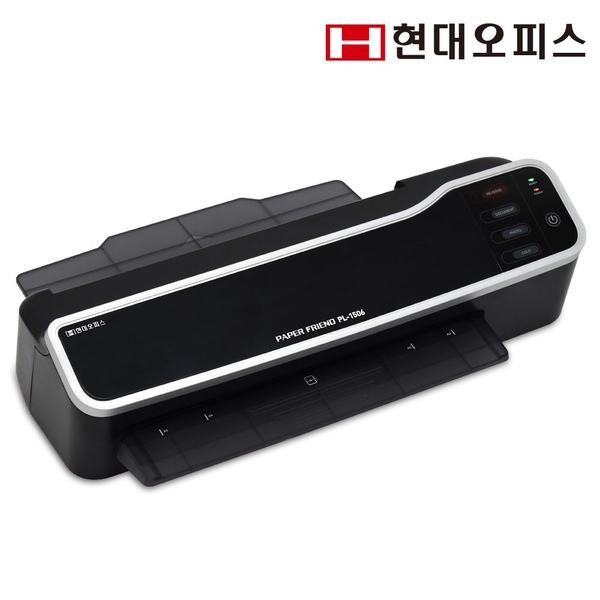 현대오피스 A3 코팅기 PL-1506+A4코팅지 100매 6롤러 자동절전기능 60초예열