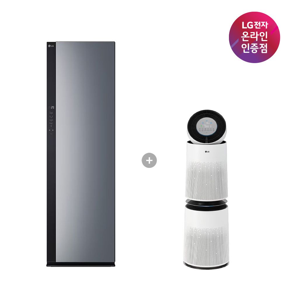 LG전자 LG 스타일러+퓨리케어 공기청정기 (SC5GMR52S+AS285DWWC)