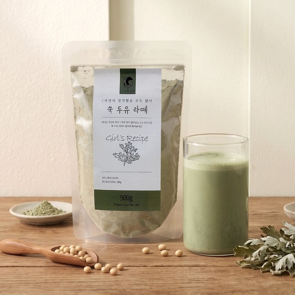 국산 쑥 두유 라떼 참쑥 500g