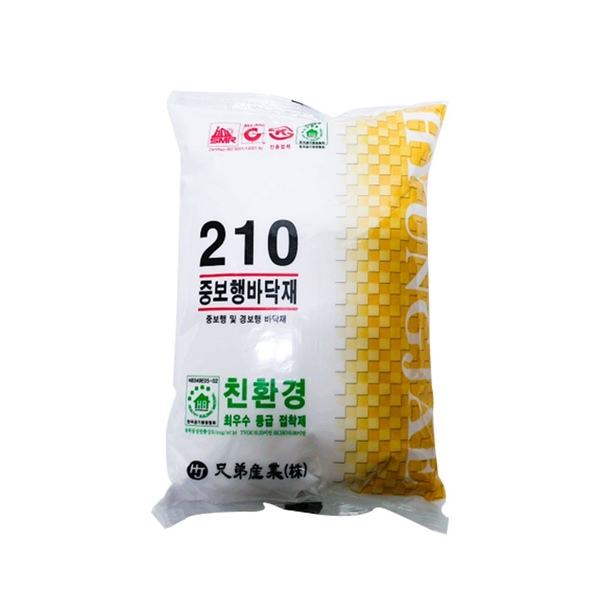 210 중보행 바닥재 본드 륨본드 장판 접착제 1kg