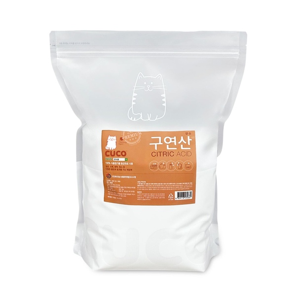 한내음 구연산 5kg 프리미엄 (무수) 살균 소독 섬유유연제
