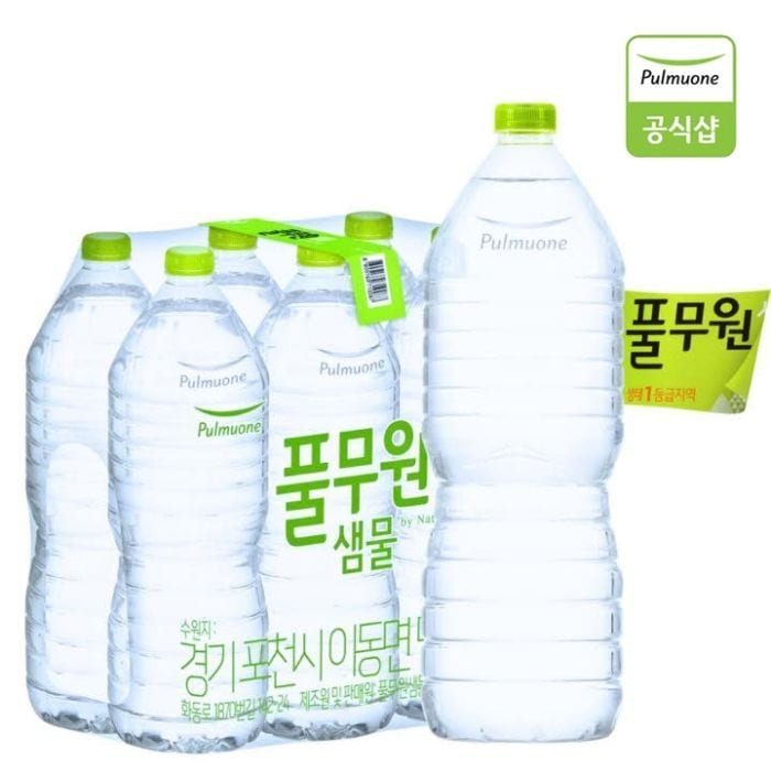 풀무원샘물 무라벨 생수 2Lx6개 가격 비교 풀무원샘물 풀무원샘물 무라벨 생수 2Lx6개