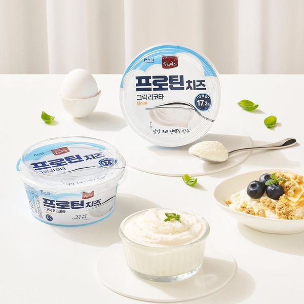 상하치즈 프로틴 치즈 그릭 리코타 150g 3입_냉장