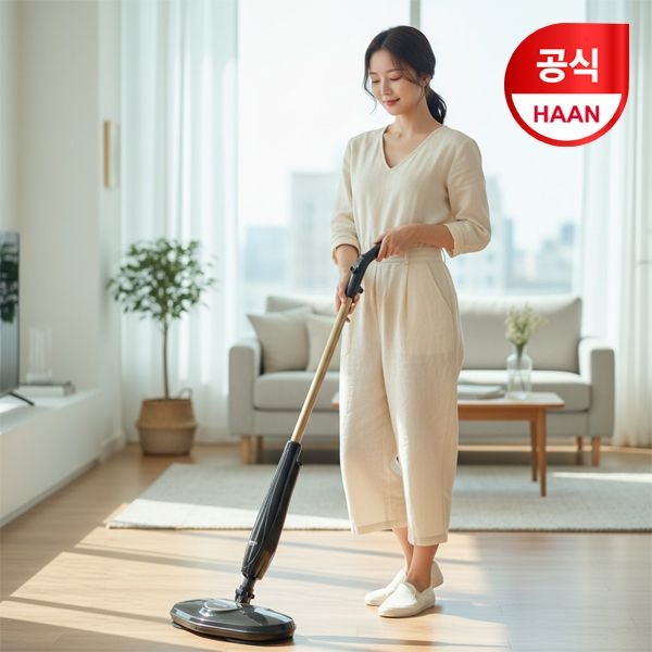 한경희 무선 물걸레청소기 AM-5600BM 물분사기능+진동트윈헤드