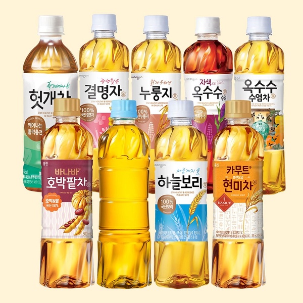 하늘보리 500mL*20개+광명찾은 결명자차 500mL*20개(택2)