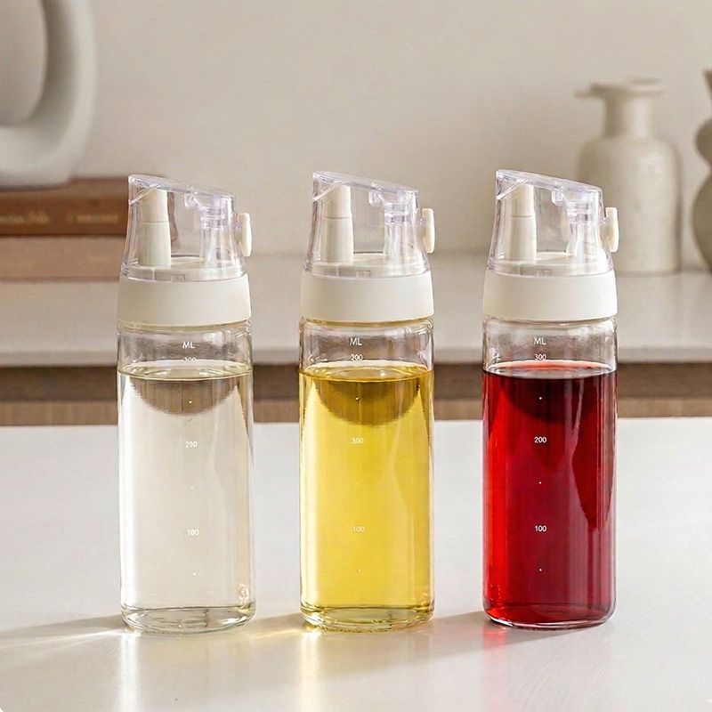 오늘의집 달팽이리빙 메종치비네 자동개폐 밀폐 오일병(350ml) 3P