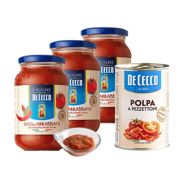 아라비아따 소스 400g*3개+다이스 토마토 400g