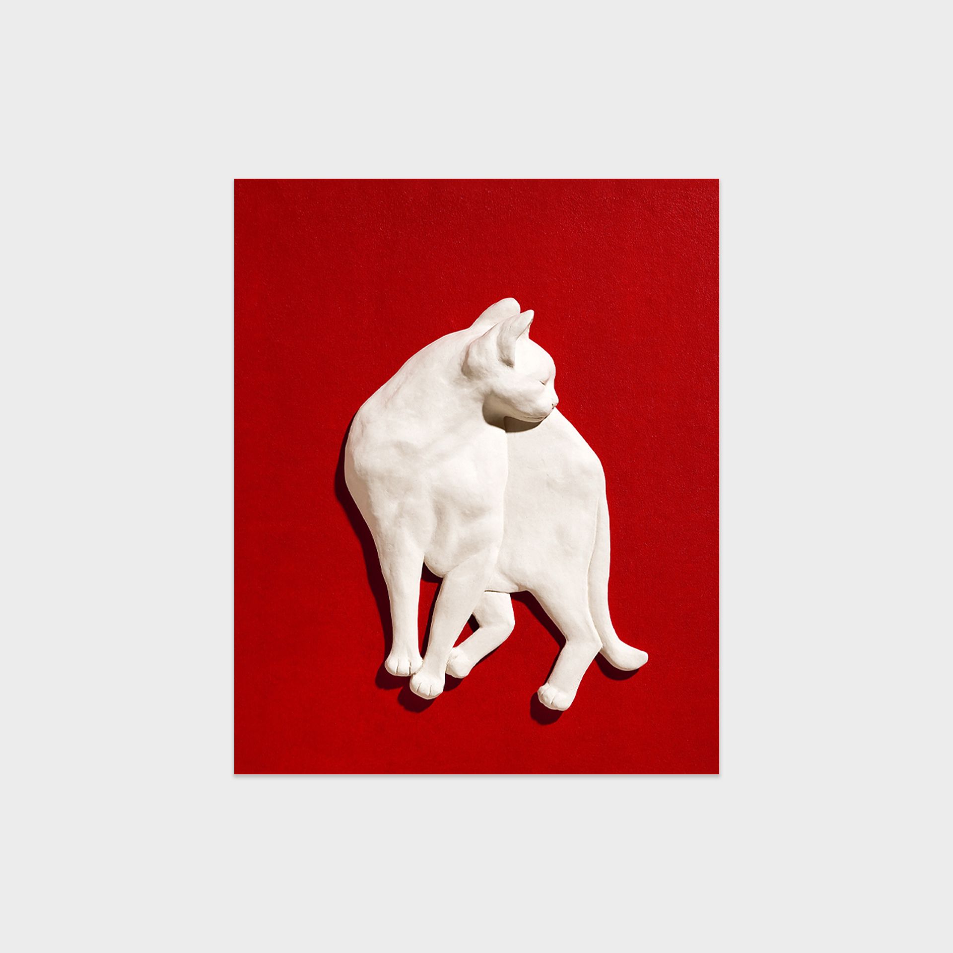 오늘의집 가현아트 GahyunArt 김여옥 PoppyCat w-06 / 판화 작품 고양이 인테리어 그림 액자 소품