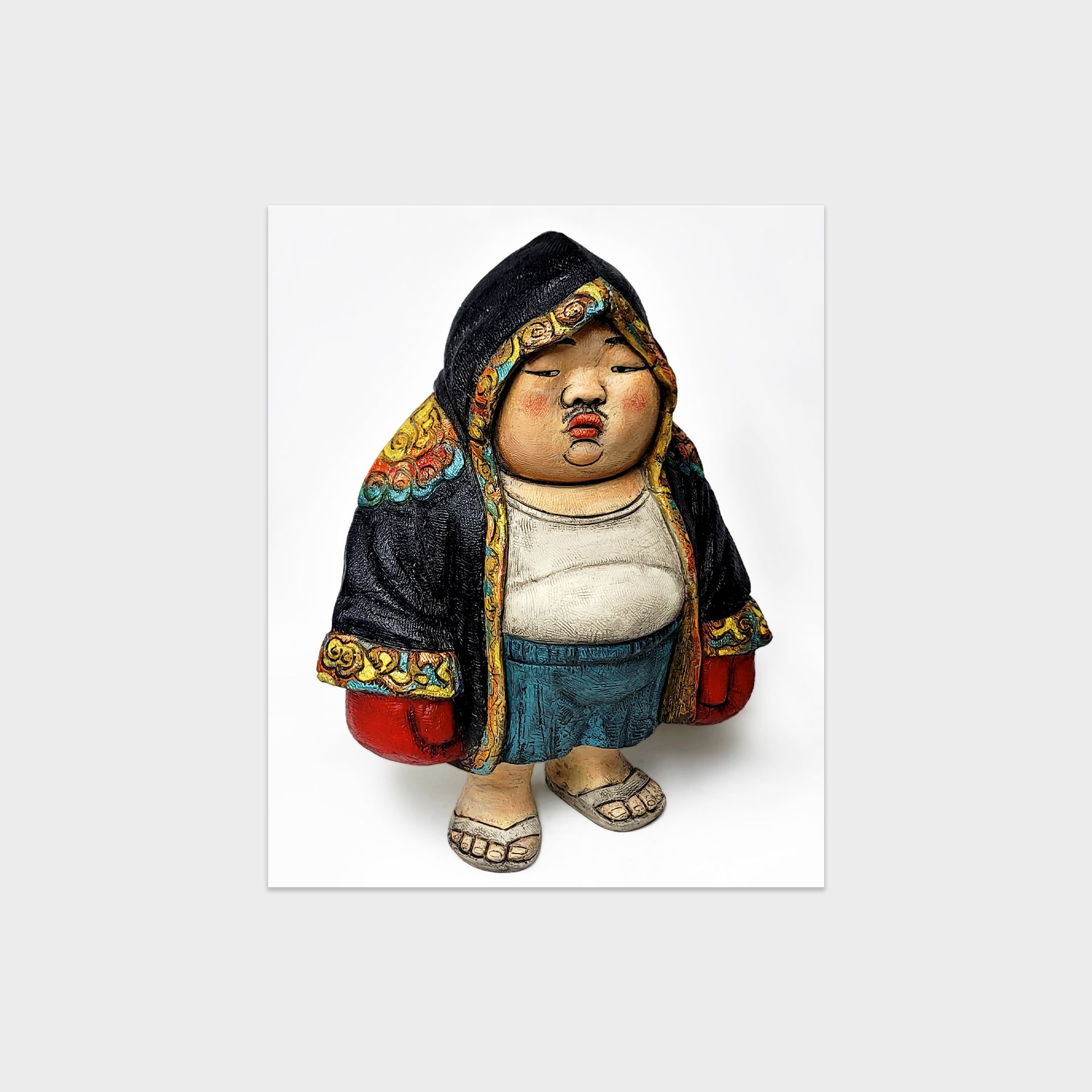 오늘의집 가현아트 GahyunArt 김원근 명품복서 / 판화 작품 거실 방 콘솔 인테리어 소형 그림 액자 소품