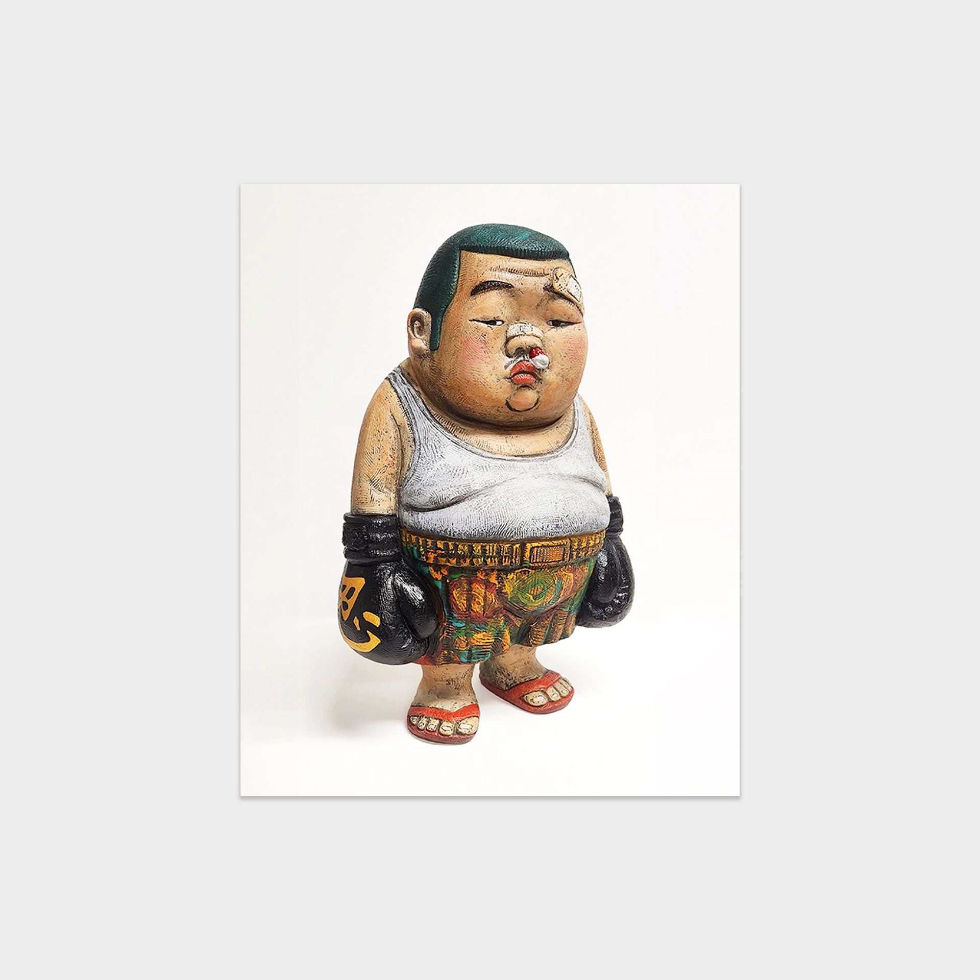 오늘의집 김원근 쌍코복서 / 판화 작품 거실 방 콘솔 인테리어 소형 그림 액자 소품