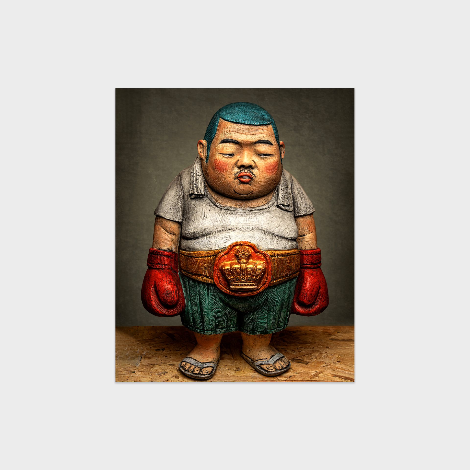 오늘의집 김원근 챔피온복서 / 판화 작품 거실 방 콘솔 인테리어 소형 그림 액자 소품