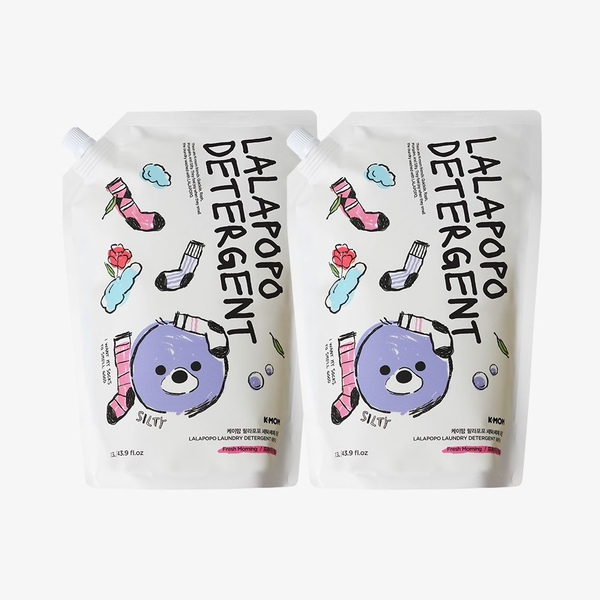 케이맘 랄라포포 세탁세제리필 1.3L X 2팩 (프레시모닝)