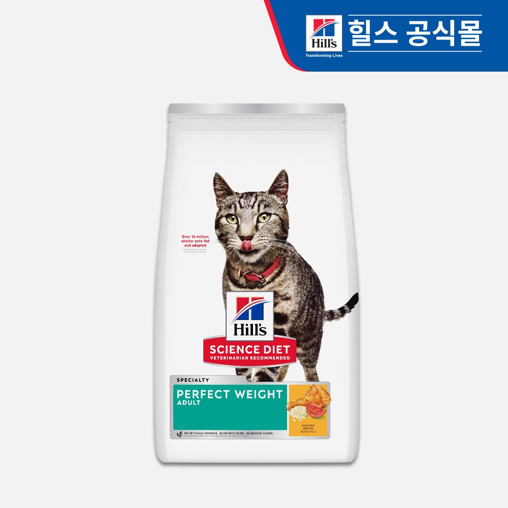 오늘의집 고양이사료 어덜트 퍼펙트 웨이트 6.8kg (2970)
