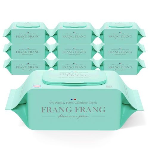 플라스틱0% 화이트 비데 화장실용 (무향) 20매입 12팩