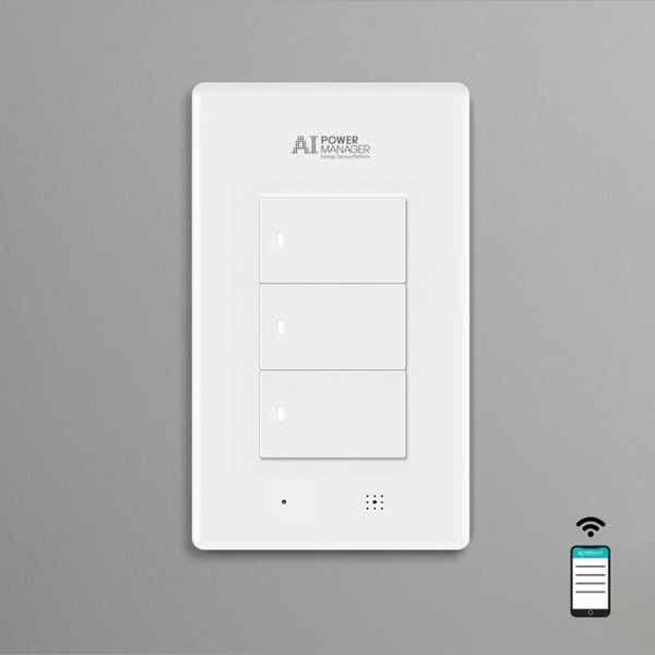 Zigbee AI 조명스위치 IoT 스마트스위치 3구