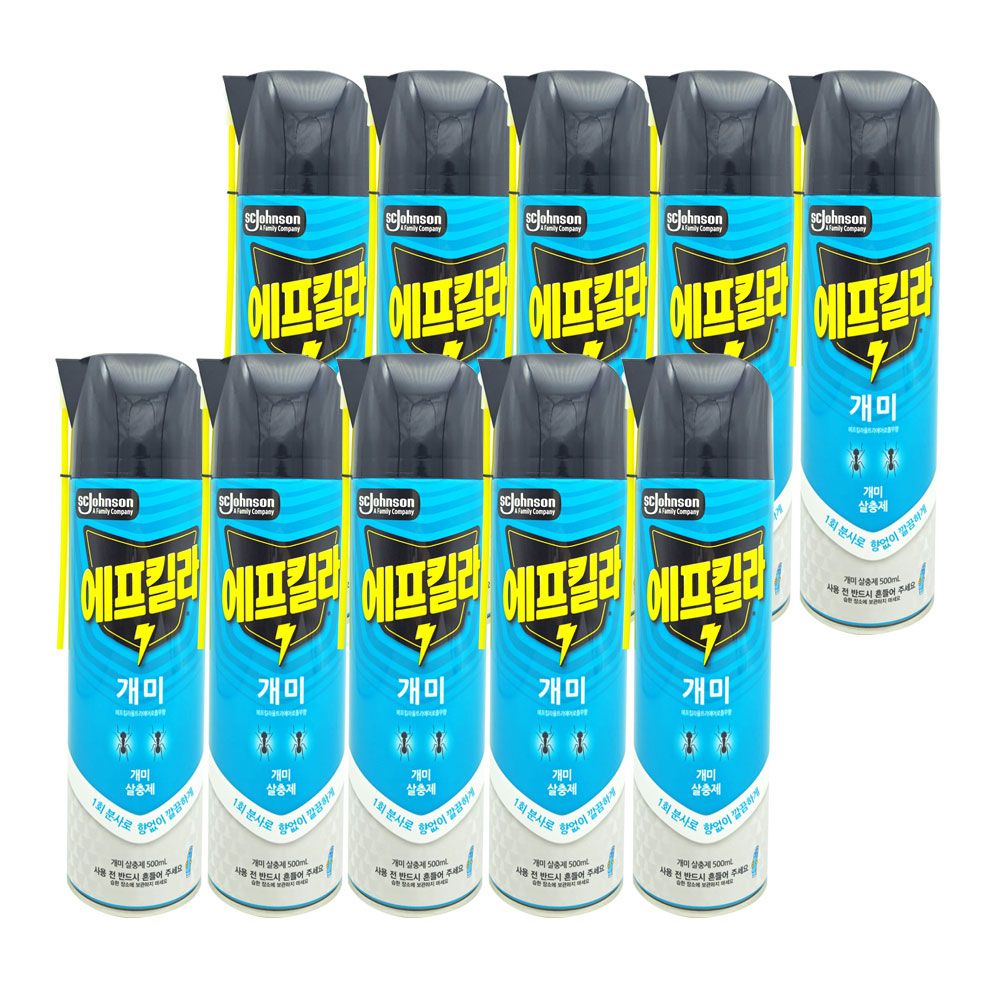 뿌리는 개미살충제 500ML, 10개 / 바퀴벨레 좀벌레 퇴치제 약 가격 추이 에프킬라 뿌리는 개미살충제 500ML, 10개 / 바퀴벨레 좀벌레 퇴치제 약 - 최저가 63,900원