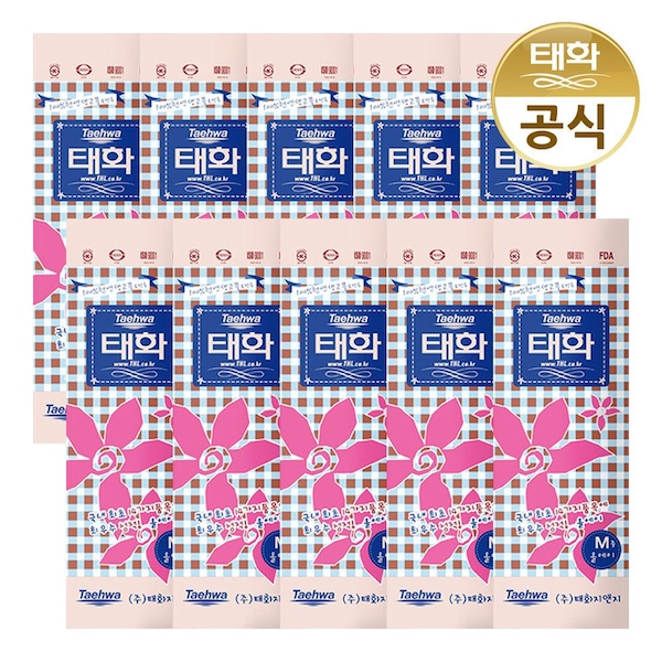 태화 고무장갑 중형 M올에이 핑크 X 10개