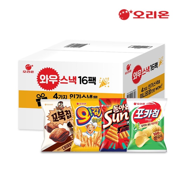 와우스낵 16팩 552g