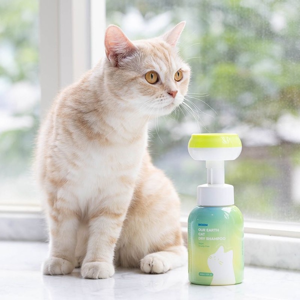 저자극 더마 고양이 아워어스 캣 드라이 샴푸 300ml