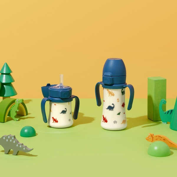 그로미미 PPSU 다이노소어 빨대컵 (200ml/300ml)