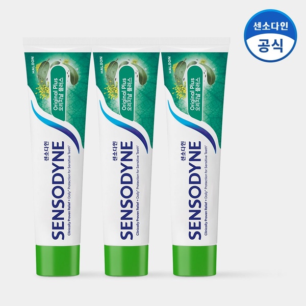오리지날 플러스 민감성 치약 100g x3개