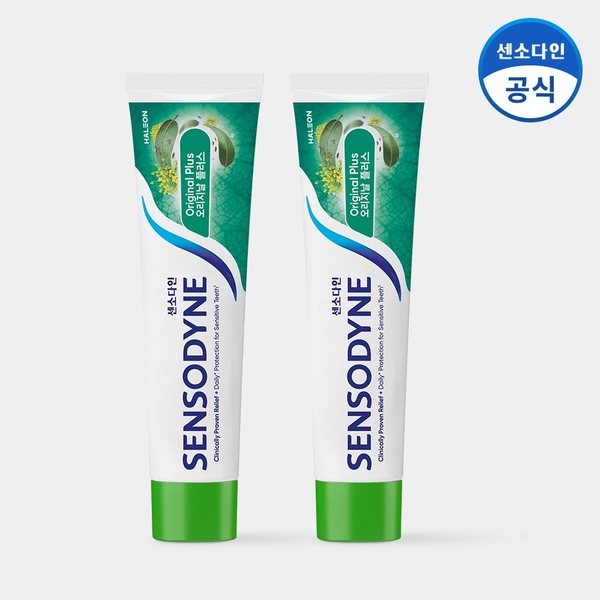 오리지날 플러스 민감성 치약 100g x2개