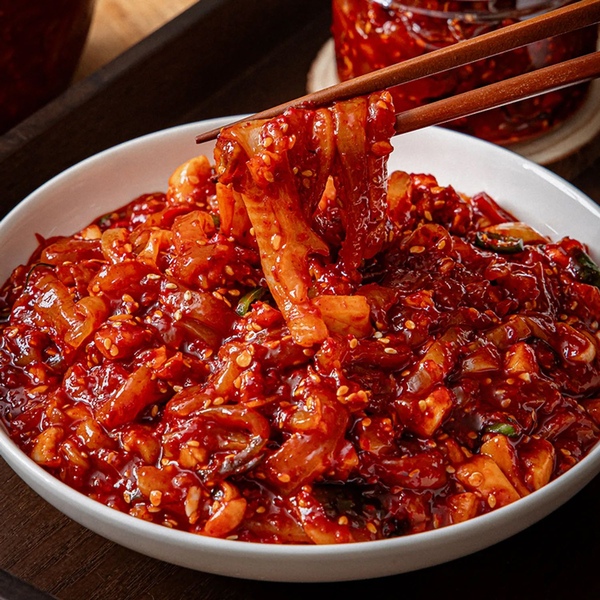 쫄깃매콤 밥도둑 오징어 양념 젓갈 500g X 2통