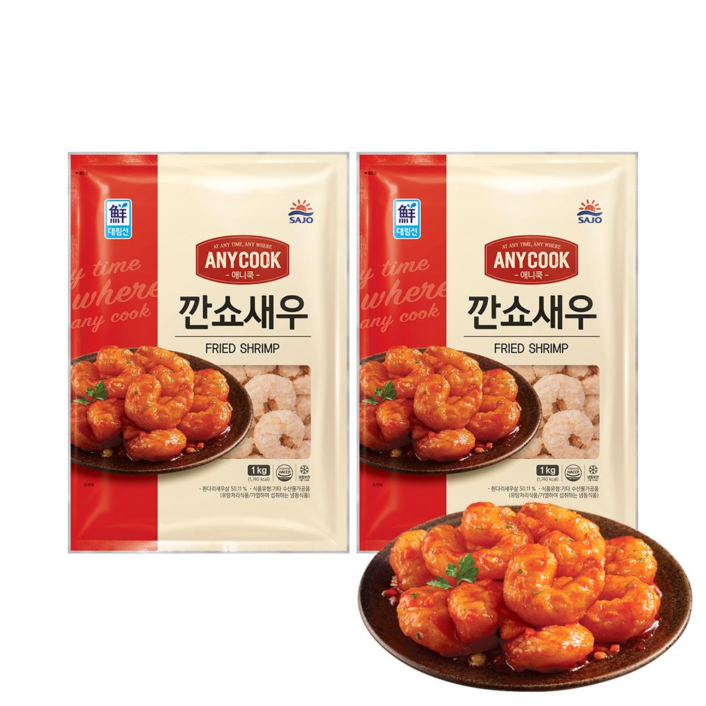 애니쿡 깐쇼새우 1kg*2개/3개 가격 비교 사조대림 애니쿡 깐쇼새우 1kg*2개/3개