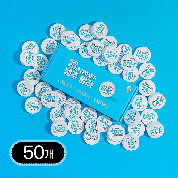 행주 윌리 일회용 빨아쓰는 주방 압축 매직 키친크로스 50개, 화이트