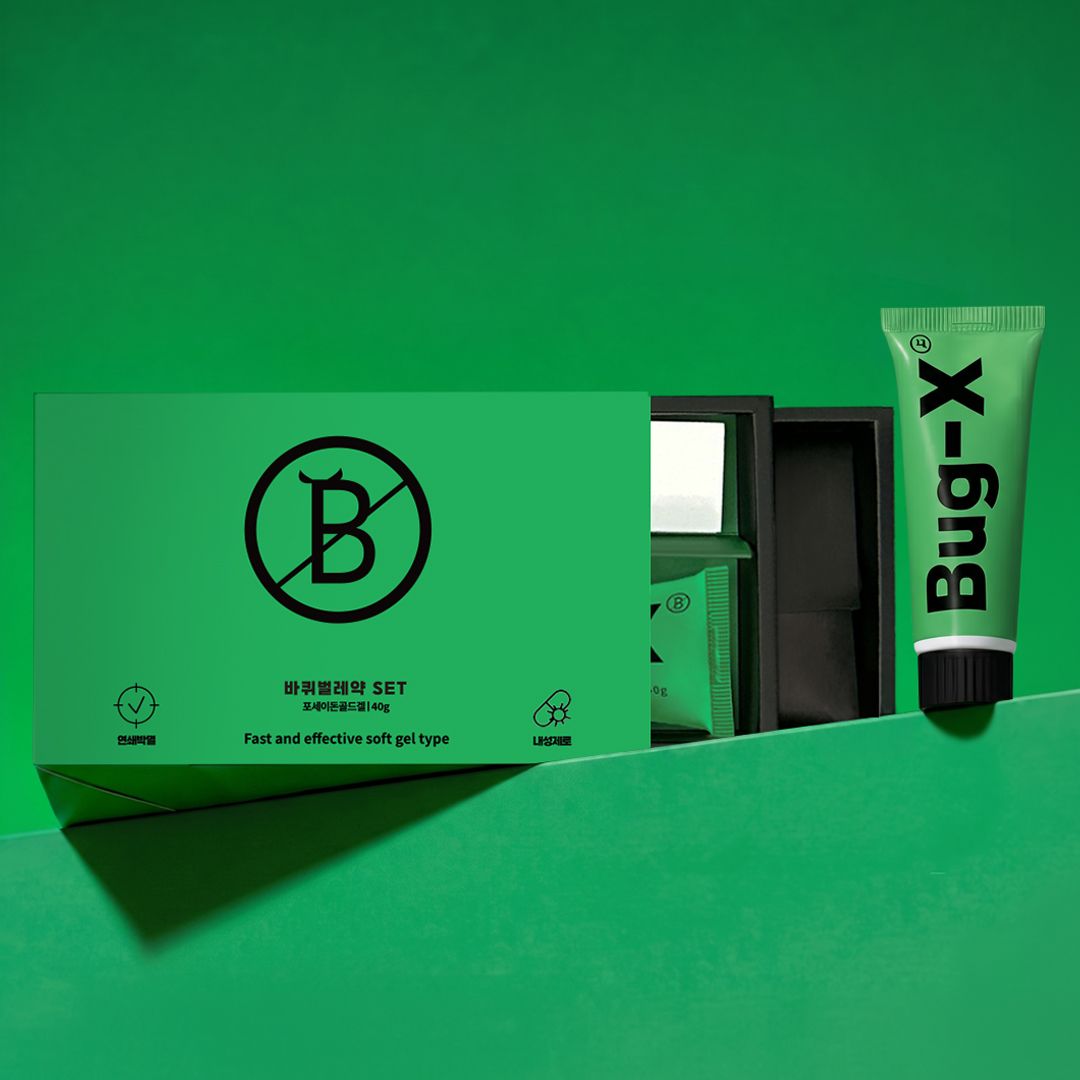 버그엑스 국내산 올인원케어세트 바퀴벌레약40g+특수먹이캡40개+처치set 퇴치약 제거 퇴치법