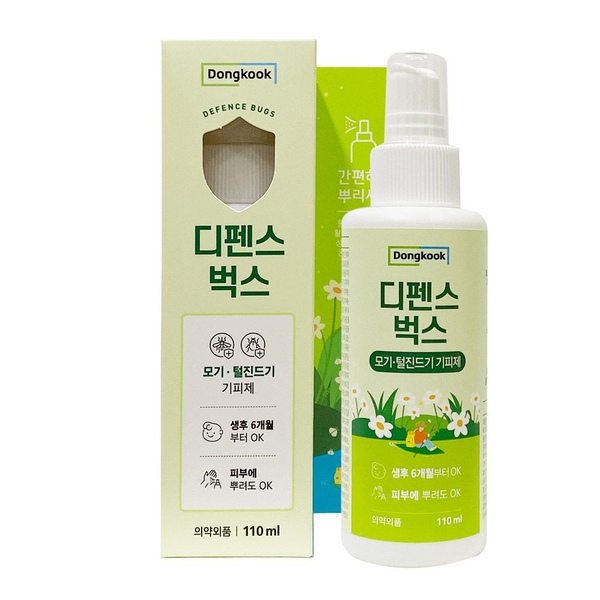 디펜스벅스 모기기피제 110ml 털진드기 벌레 기피(이카리딘)
